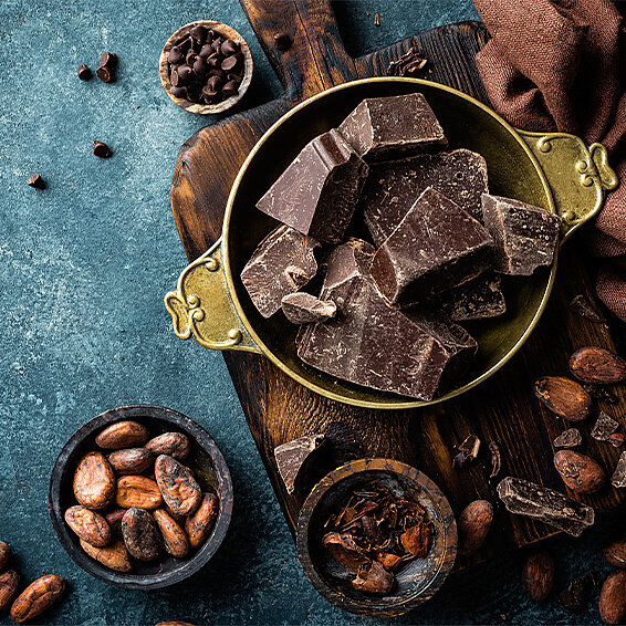 Kuvertüre für Schokoladen-Dekor