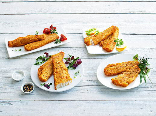 Naturfilet mit Panade