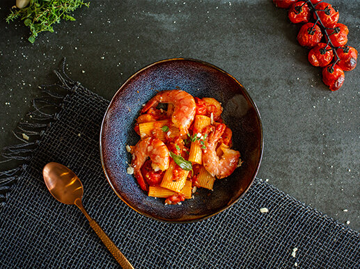 MASTER CHEF EDITION Garnelen mit Homestyle Edition Gemüsebolognese