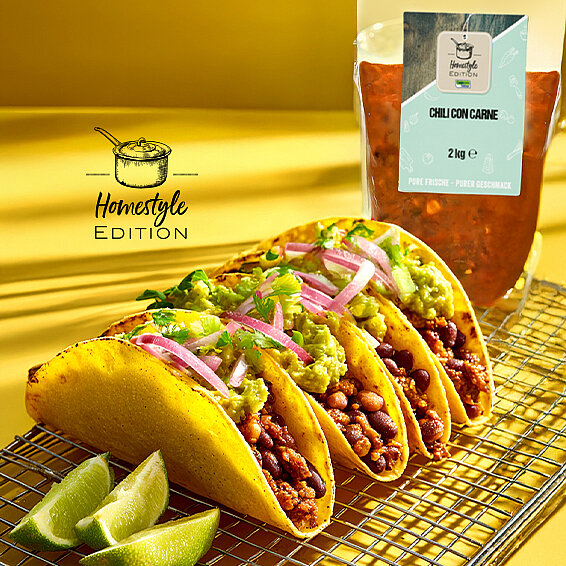 Chili con Carne Tacos von Homestyle Edition
