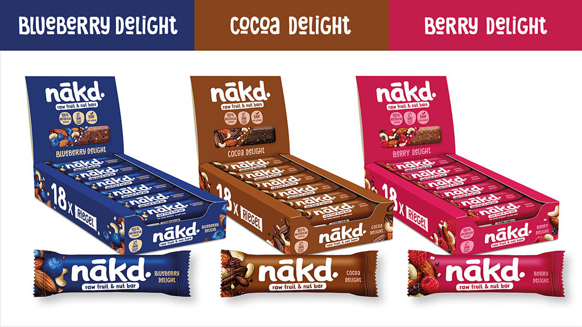 Nakd Riegel Trays