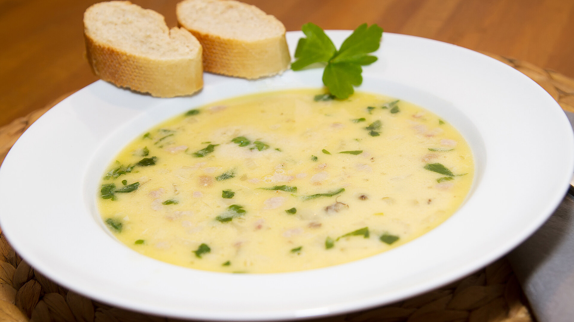 Schneckensuppe Elsässer Art