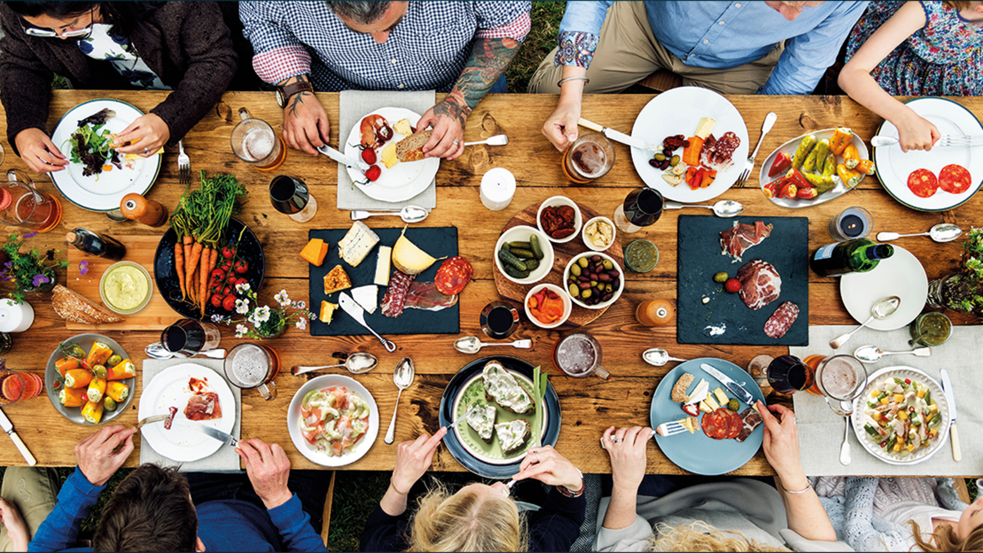 Tischsituation mit Kühlmann Food Service