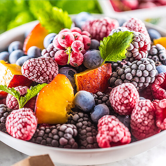 Gefrorenes Obst