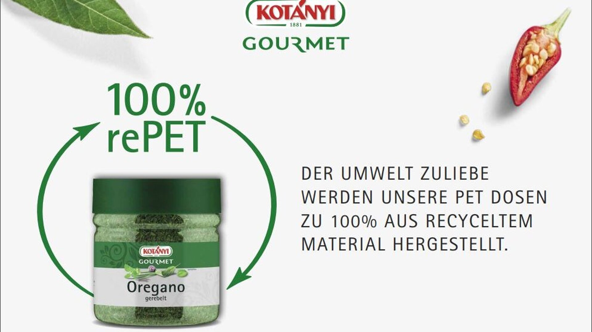 Kotányi rePET-Dosen