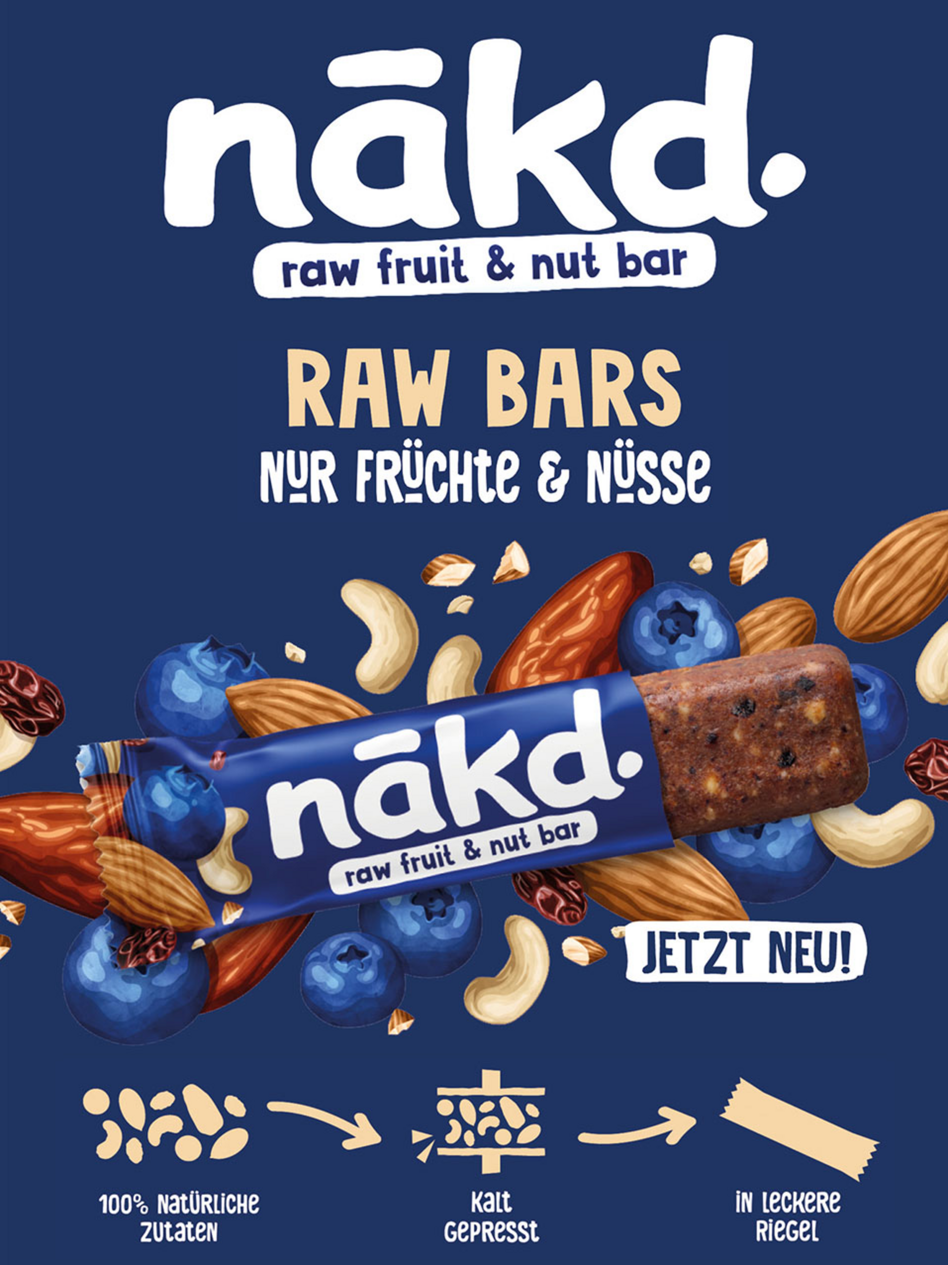 Nakd Riegel von Louts Bakeries