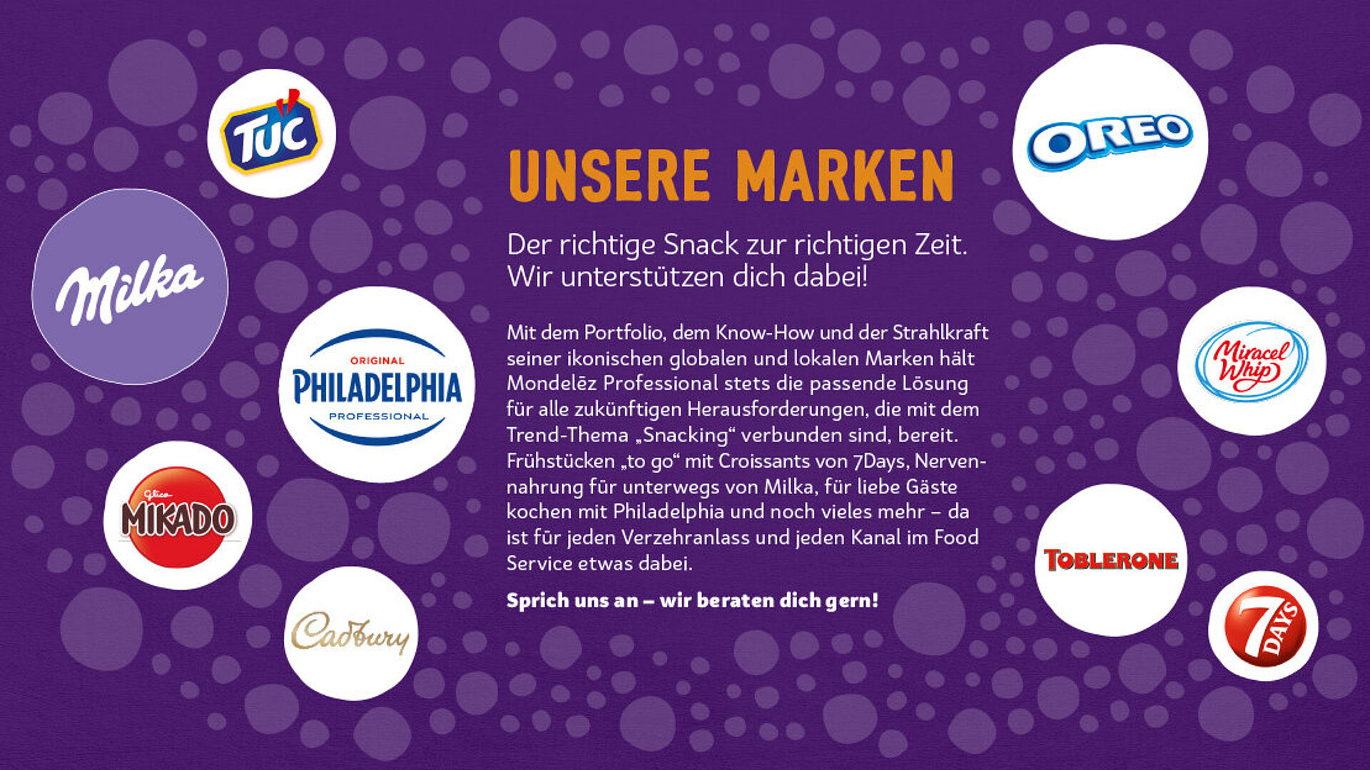 MONDELĒZ PROFESSIONAL - Unsere Marken