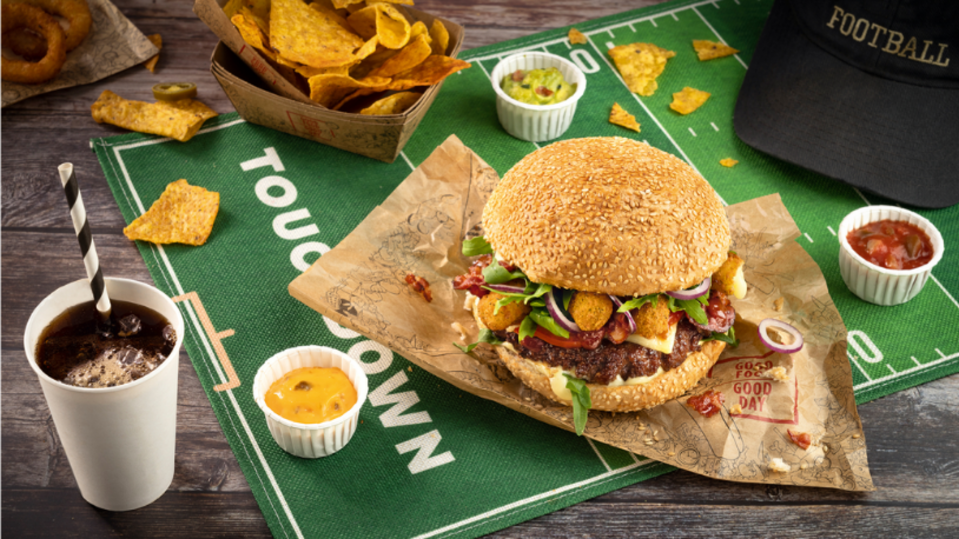 SALOMON FoodWorld Burger zum Superbowl